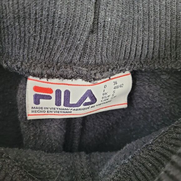 FILA Bundle of Two Sweatpants Gray Black Cozy Loungewear Sporty Athleisure Small - Picture 13 of 15